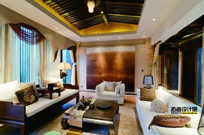 中式意蘊與現代美學的完美融合 中國會館C型樣板間室內外裝飾工程解析